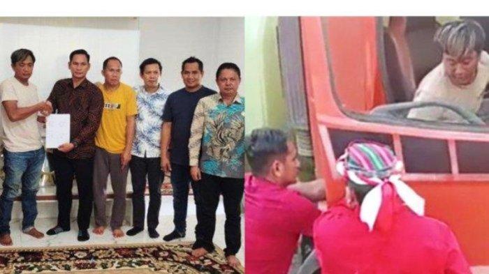 kasus penganiayaan yang dilakukan Ajudan Bupati Kutai Barat, FX Yapan kepada seorang sopir truk ternyata berakhir damai.