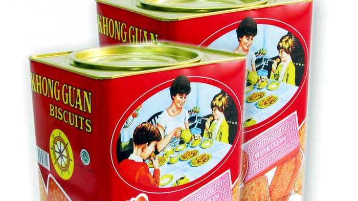 Kaleng biskuit Khong Guan