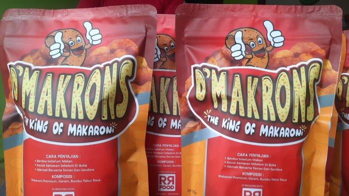 -PRODUK MAKARONI - Produk makaroni milik Pelaku UMKM D'Makrons, Rudy Sulaiman memiliki berbagai varian rasa.