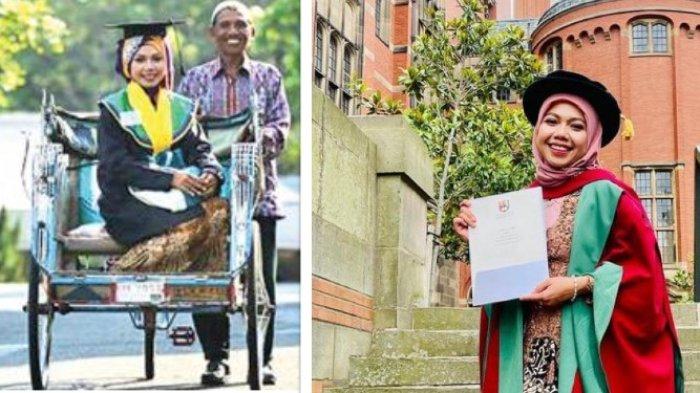 Ingat Raeni Wisudawan Unnes yang Diantar Ayahnya dengan Becak? Kini Lulus S3 di Inggris