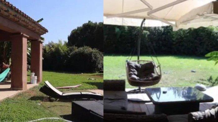 Foto penampakan halaman rumah Melissa, bule Prancis yang dinikahi Indra Sasak 2019 lalu.