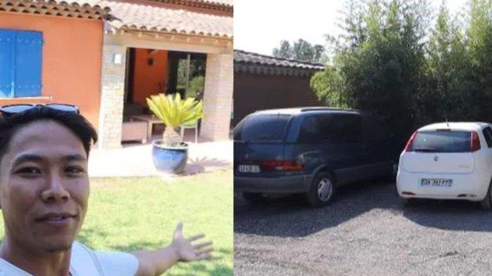 Indra Sasak menunjukkan penampakan rumah Melissa di Prancis