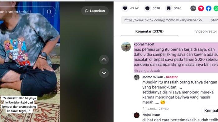 Unggahan akun Tiktok @momo.wikan