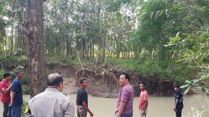 BOCAH SD TENGGELAM: Siswa SD berusia sembilan tahun tewas tenggelam di sungai tak jauh dari rumahnya di Desa Ketro, Kecamatan Karangrayung, Kabupaten Grobogan, Jawa Tengah, Selasa (20/5/2025). (DOK. POLRES GROBOGAN)