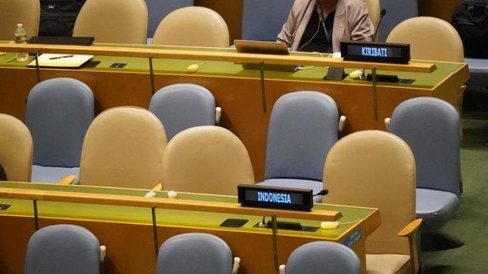 Indonesia bersama banyak negara melakukan walk out saat Perdana Menteri Israel, Benjamin Netanyahu menyampaikan pidato di Sidang Majelis Umum PBB ke 79 di New York, Amerika Serikat pada (27/9/2024).