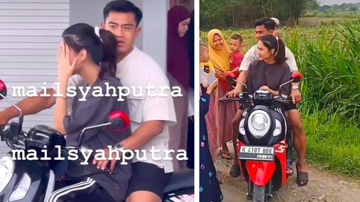 Azizah Salsha Mudik ke Kampung Halaman Pratama Arhan di Blora, Dibonceng Tiga Naik Motor ke Sawah