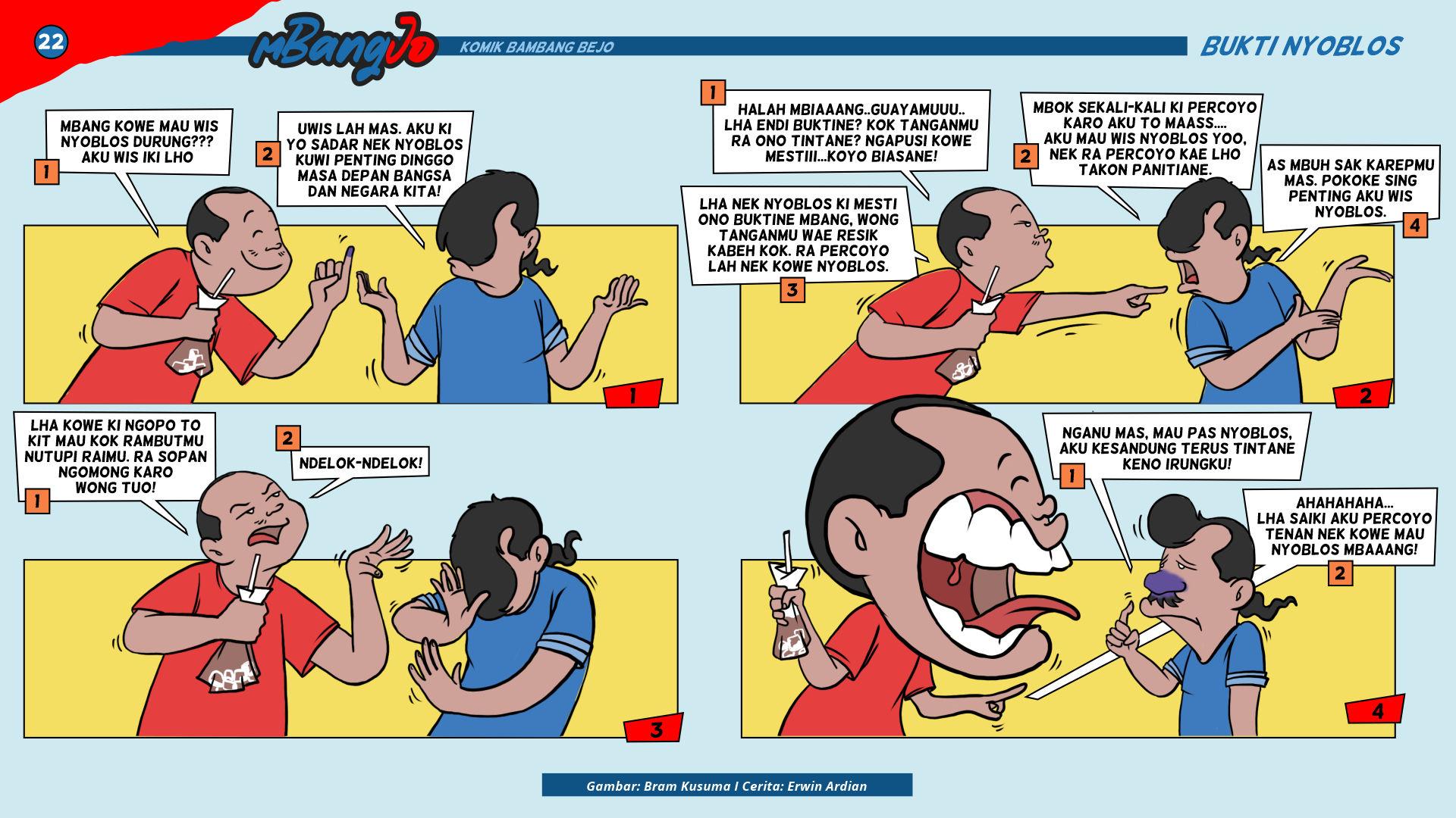 Komik Mbangjo Seri 22 Bukti Nyoblos