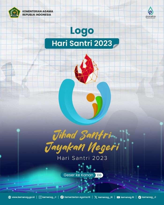 Logo hari Santri 2023
