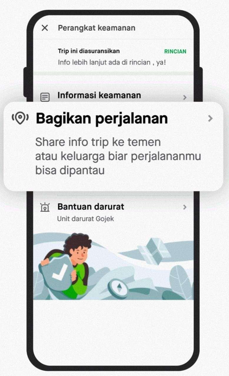 Sejak 2019 Gojek memberdayakan mitra pengemudinya dengan memberikan pelatihan dasar P3K (Pertolongan Pertama pada Kecelakaan), berkendara aman (safety riding) fitur keselamatan di aplikasi mitra serta menyediakan fasilitas ambulans yang siaga 24 jam (khusus di beberapa kota di Indonesia).