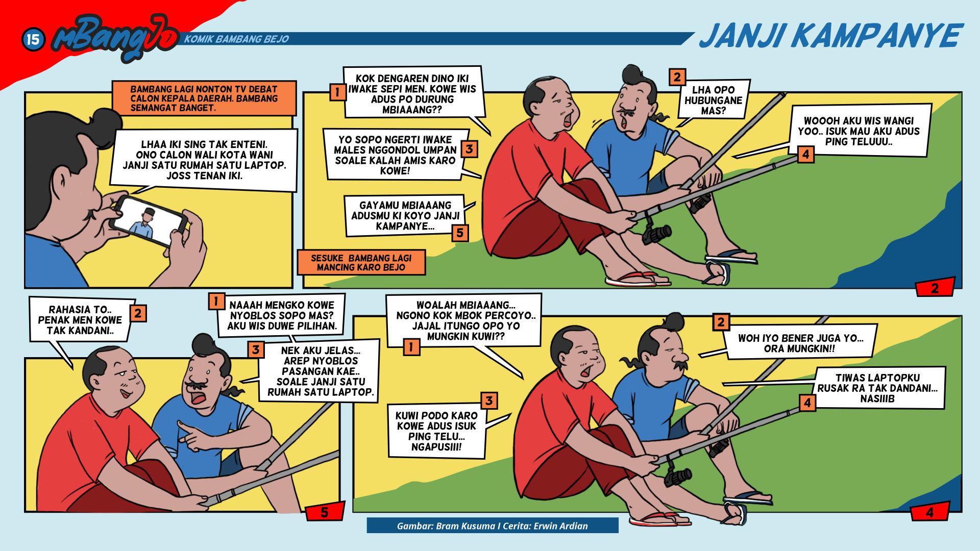 Komik Mbangjo Edisi 15 Janji Kampanye