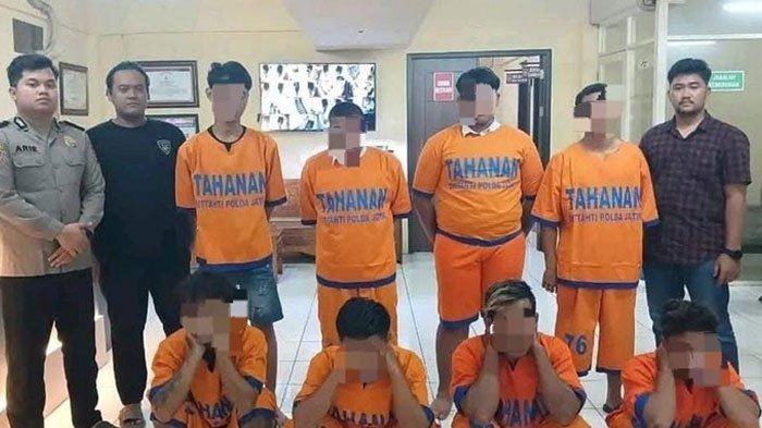8 Pesilat Pelaku Pengerusakan Polsek Watulimo Trenggalek Ditangkap