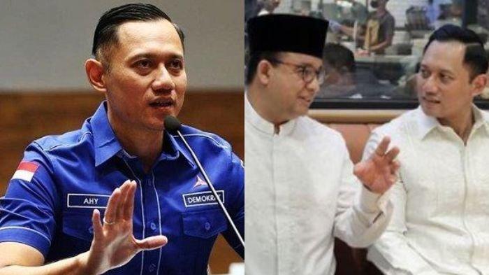 Ketua Umum Partai Demokrat Agus Harimurti Yudhoyono (AHY) trending di twitter saat deklarasi Anies Baswedan-Cak Imin, Sabtu (2/9/2023).
