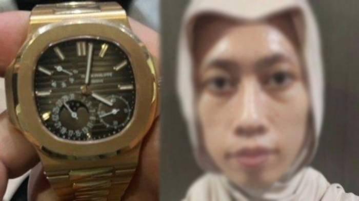 ART MALING JAM - Seorang Asisten rumah tangga (ART) berinisial IR mencuri jam tangan mewah merek Patek Philippe senilai Rp 3 Miliar milik majikannya, Jumat (13/3/2025). Jam mewah tersebut ditukar dengan jam palsu yang dibeli di toko online.
