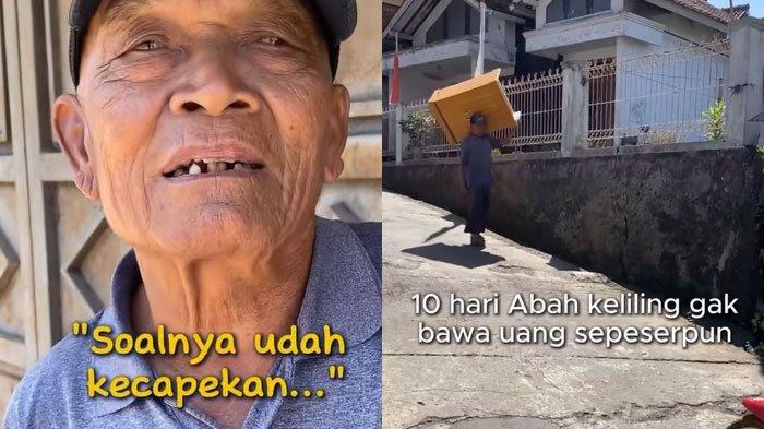 Abah Edi nelangsa 10 hari keliling pikul lemari belum laku