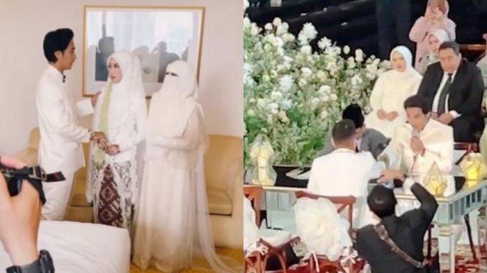 Adiba Khanza resmi menikah dengan pesepak bola Egy Maulana Vikri, Minggu (10/12/2023).