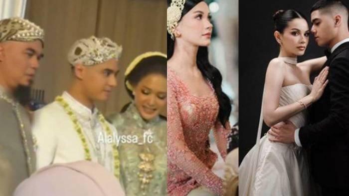 AL GHAZALI MENIKAH - Beredar momen Ahmad Dhan dan Maia Estianty bersanding kembali. Suasana hangat kedatangan Al Ghazali tiba di lokasi akad nikah didampingi Maia Estianty di sebelah kiri dan Ahmad Dhani di kanan.
