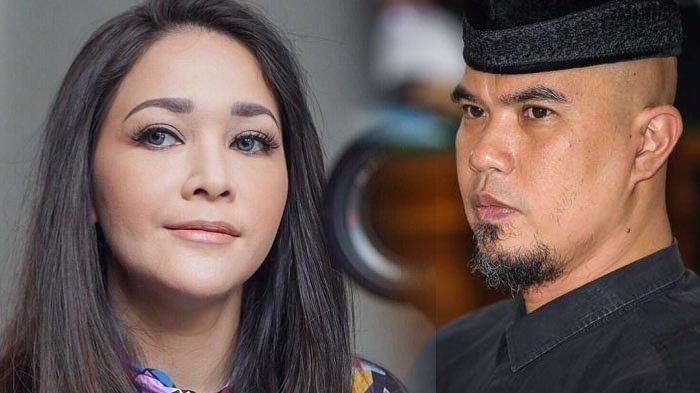 Kolase foto musisi Maia Estianty dan Ahmad Dhani yang kini dikenal mantan pasangan suami istri.