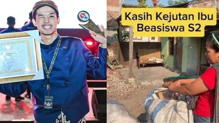 Alvin Dwi Novemyanto, mahasiswa S2 UGM mendapatkan penghargaan dari Kemenpora Oktober 2024 lalu. Ia anak pemulung yang gigih meraih mimpi.