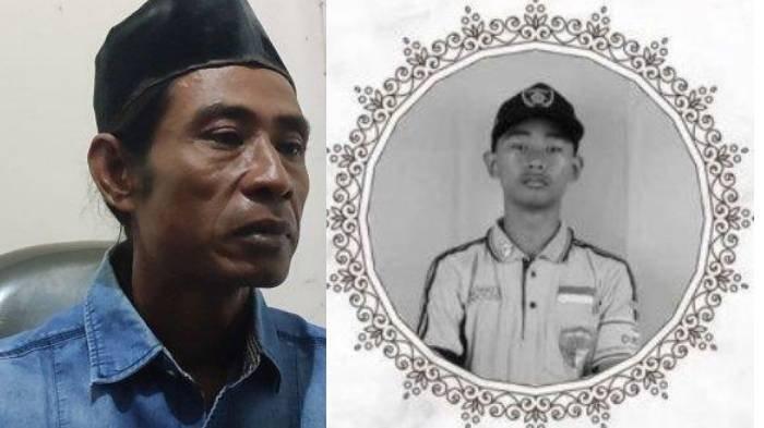 Andi Prabowo, ayah Kandung Gamma, siswa SMK yang tewas ditembak polisi saat diwawancarai Tribun di Gajahmungkur, Semarang, Selasa (3/12/2024).