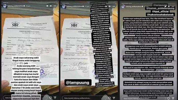 Andika Kangen Band emosi usai mengetahui anaknya dibentak dan dimaki orangtua murid lain di sekolah perkara mainan. Ia tak terima melihat sang anak kini sampai trauma dan jatuh sakit.