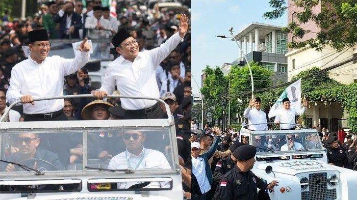 Anies Baswedan dan Muhaimin Iskandar naik mobil Land Rover yang termasuk langka ke KPU, berapa harganya?