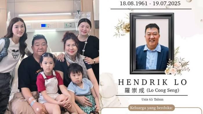 AYAH SARWENDAH MENINGGAL - Ayah Sarwendah Tan, Hendrik Lo meninggal dunia pada Sabtu (19/7/2025) kemarin.