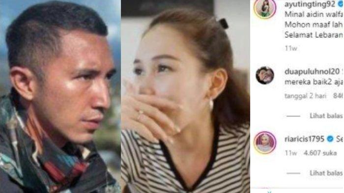 Ayu Ting Ting ternyata tak akan batalkan pernikahan dengan Lettu Fardhana? Sebuah foto yang dikomentari Ria Ricis menjadi pemicunya.