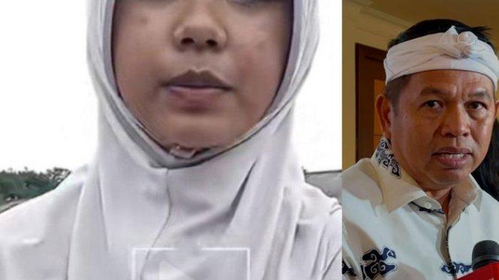 ANAK PEMULUNG TAK LOLOS - Ayuni, siswi SD Negeri di Kota Bekasi, sedih karena tak diterima masuk SMP Negeri. Ia pun meminta maaf kepada orang tuanya yang bekerja sebagai pemulung karena tak bisa bersekolah di sekolah negeri.