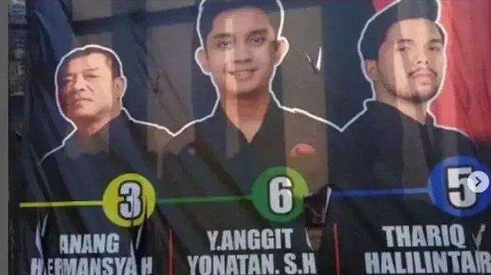 Baliho Thariq Halilintar yang tersebar di wilayah Kabupaten Bogor.