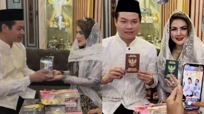 Barbie Kumalasari menikah lagi dengan mantan suami keduanya, Tri Mulyo Bagus Saputra.