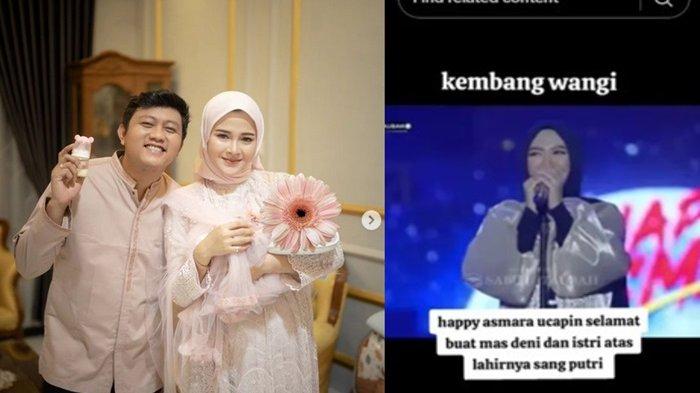 Beredar video Happy Asmara secara terang-terangan berikan ucapan selamat ke Denny Caknan atas kelahiran putri cantiknya dengan Bella Bonita.