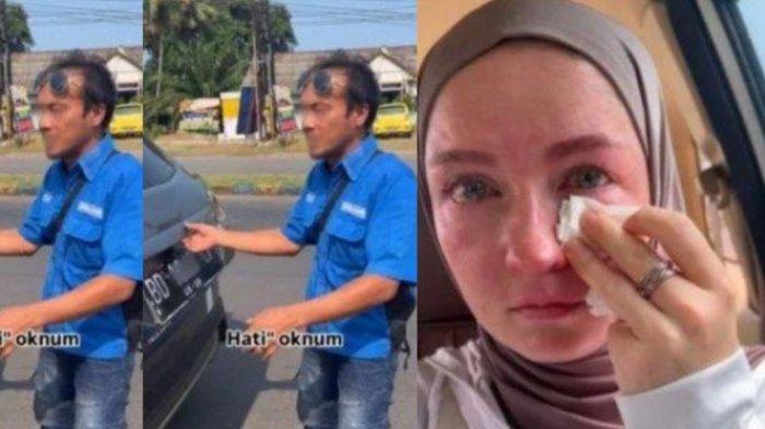 Bule Rusia curhat sambil nangis diturunkan oleh driver di Kota Bengkulu