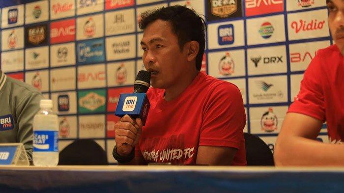 Caretaker Madura United, Rakhmad Basuki jelang laga Dewa United vs Madura United, Jumat (20/9/2024).