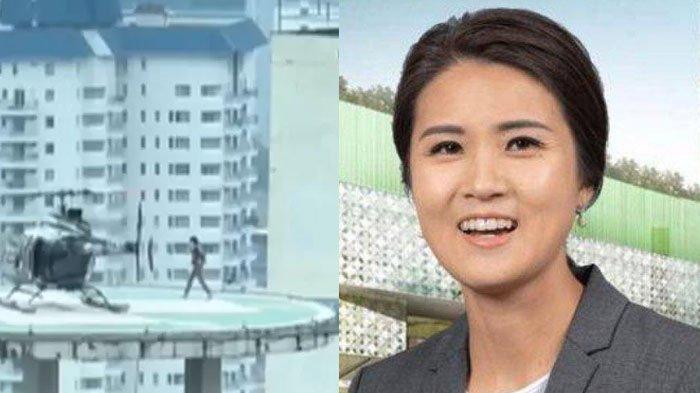 PULANG NAIK HELIKOPTER - Video Caroline Riady naik helikopter saat pulang kerja, viral di media sosial disebut bak CEO tajir atau anak konglomerat di drama Korea.