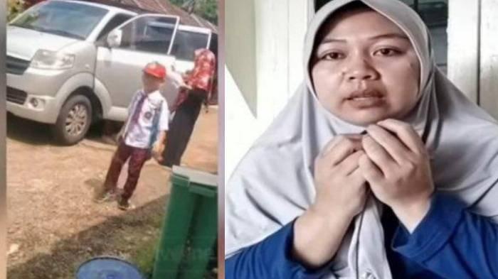 Defi Fitriani, ibu dari siswa dipulangkan paksa di Pandeglang karena nunggak SPP.