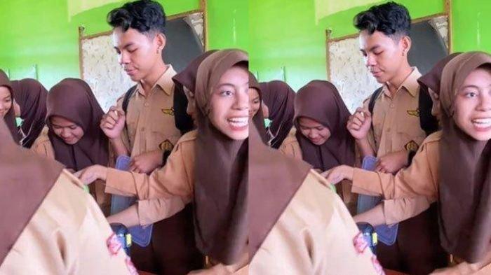 JANJI - Tangkapan layar video TikTok Derlin menjajakan kue buatannya di sekolah. Derlin baru-baru ini mengungkap soal janji tokoh ternama yang akan memberikan beasiswa namun tak ada kejelasan, Kamis (22/5/2025).
