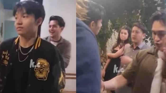 DIMAS ANGGARA TAMPAR KIESHA - Tangkapan layar video detik-detik Dimas Anggara marah ke Kiesha Alvaro di lokasi syuting hingga suruh anak Pasha Ungu minta maaf, ternyata duduk perkaranya mengejutkan.