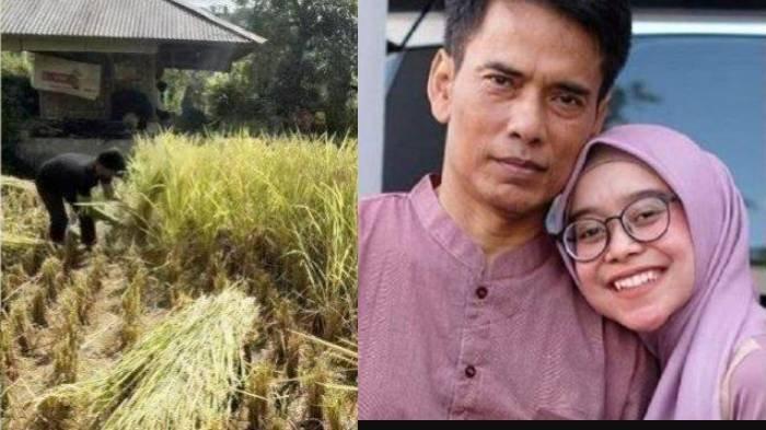 Endang Mulyana ayah pedangdut top dan kaya pilih jalani aktivitasnya dengan bertani di Cianjur.