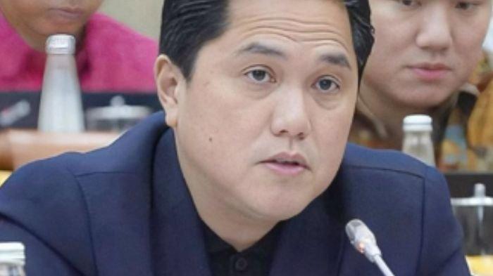 Potret Erick Thohir, Menteri BUMN dalam bursa Calon Wakil Presiden (Cawapres) untuk Pemilu 2024 yang dinilai mampu meneruskan visi-misi Presiden Joko Widodo (Jokowi).