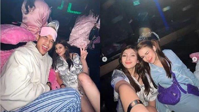 Baru-baru Fadly Faisal dan Rebecca Klopper yang sempat digosipkan putus terciduk sama-sama menghadiri pesta ulang tahun Erika Carlina yang bertema pajama's party.