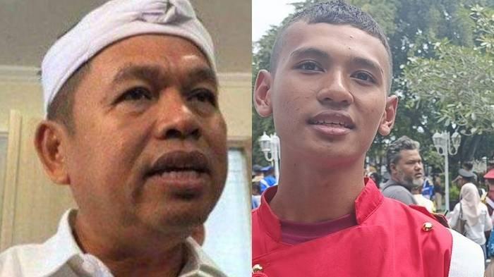 CERITA FAJRIL - Fajril Ramadhan, siswa kelas 11 SMA Negeri 2 Cikarang Selatan, Kabupaten Bekasi di Gedung Pakuan, Kota Bandung, Selasa (20/5/2025).