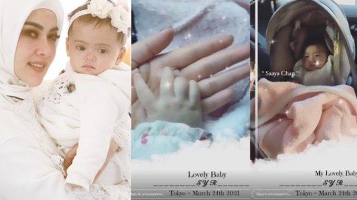 Foto-foto momen Syahrini gendong bayi, senyum Reino Barack mengembang saat menghabiskan waktu dengan para bayi, kapan Incess akan segera menimang anak?