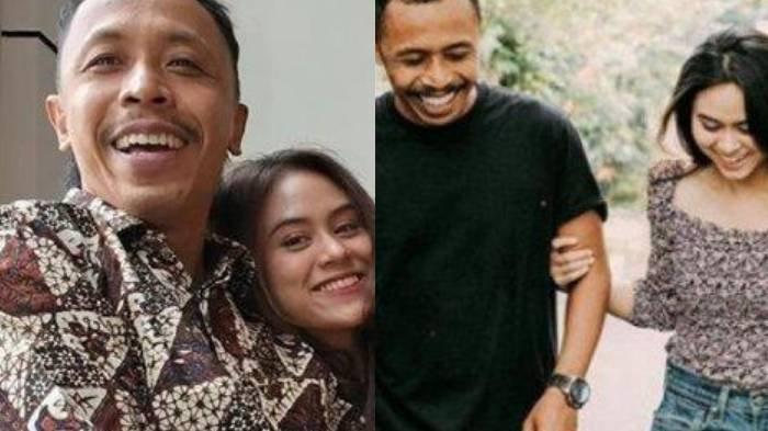Furry Setya atau Mas Pur dalam sinetron Tukang Ojek Pengkolan dan mantan istrinya Dwinda Ratna.