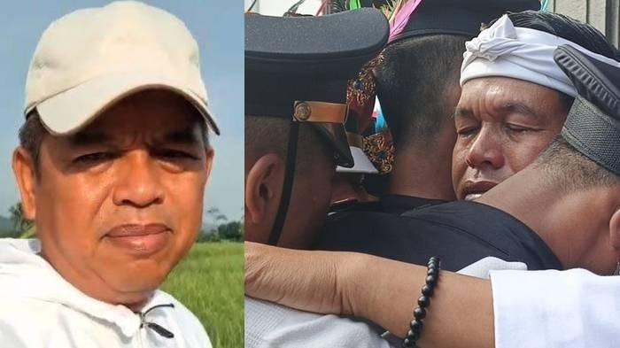BARAK MILITER - Gubernur Jabar, Dedi Mulyadi menangis saat memeluk sejumlah siswa peserta program pendidikan berkarakter seusai melaksanakan upacara Hari Kebangkitan Nasional di Gedung Sate, Selasa (20/5/2025).