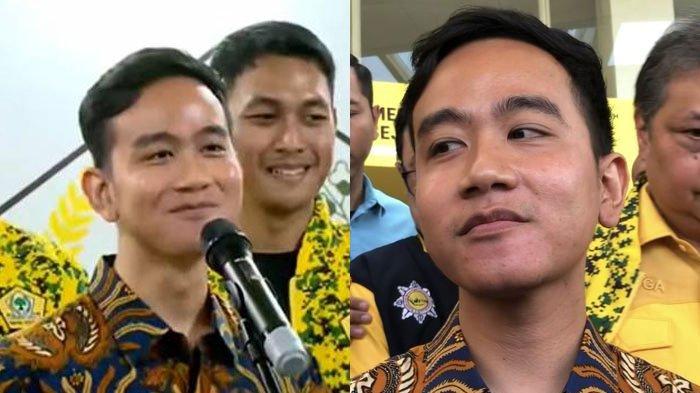 Gibran Rakabuming menanggapi perihal statusnya di PDIP usai Golkar mendukungnya menjadi cawapres Prabowo, Sabtu (21/10/2023).