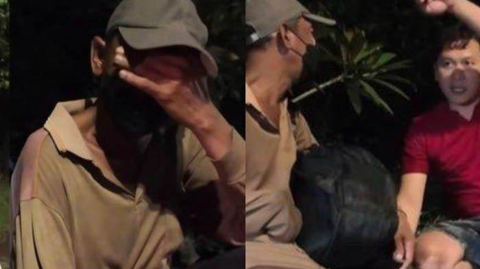 KULI DITIPU MANDOR - Sosok Gito pria difabel asal Nganjuk, Jawa Timur pulang jalan kaki dari Pasuruan. Ia ditipu mandor usai kerja sebulan tapi gaji tak dibayar.