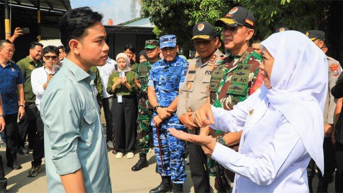 TERSERAP MAKSIMAL - Gubernur Jawa Timur Khofifah Indar Parawansa mendampingi Wakil Presiden RI Gibran Rakabuming dan Menteri Pertanian RI Amran Sulaiman tanam padi di Dusun Alas Pecah, Desa Geneng, Kecamatan Geneng, Kabupaten Ngawi, Sabtu (24/5/2024)