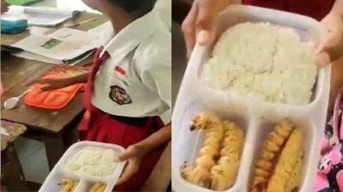 Guru diduga ejek siswa bawa bekal ulat sagu klarifikasi. Ternyata sudah mendamoingi sejak kelas 3 SD.