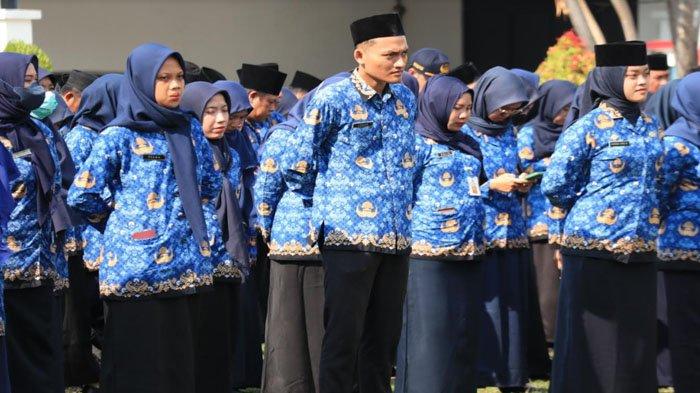 Ilustrasi - ASN Pemkab Ponorogo saat apel beberapa waktu lalu