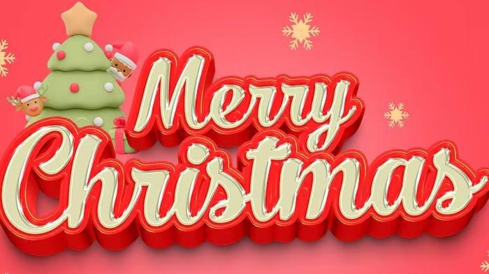 Ilustrasi arti kata Merry Christmas dan asal-usulnya.